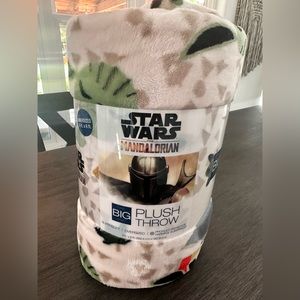 Brand new, unopened Star Wars Mandalorian Big Plush oversized throw blanket